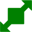 green resize 10 icon