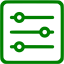 green settings 12 icon