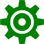 green settings 9 icon