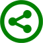 green sharethis 5 icon