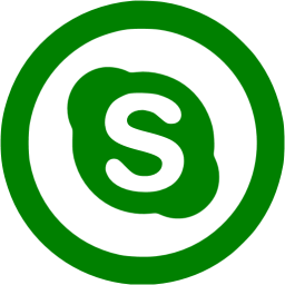 skype logo green