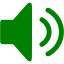 green speaker icon