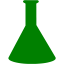 green test tube 3 icon