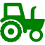 green tractor icon