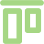 guacamole green align top icon