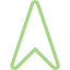 guacamole green arrow up 2 icon