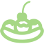 guacamole green banana split icon