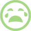 guacamole green crying icon