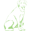 guacamole green dog 13 icon