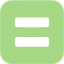 guacamole green equal sign icon