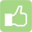 guacamole green facebook like 3 icon