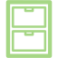 guacamole green filing cabinet 3 icon