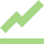 guacamole green graph icon