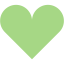 guacamole green heart 5 icon