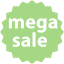 guacamole green mega sale badge icon