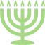 guacamole green menorah icon