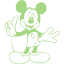 guacamole green mickey mouse 12 icon