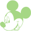 guacamole green mickey mouse 30 icon