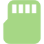 guacamole green micro sd icon