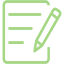 guacamole green notepad icon