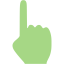 guacamole green one finger icon