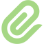 guacamole green paper clip 3 icon