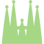 guacamole green sagrada familia icon