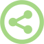 guacamole green sharethis 5 icon