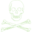 guacamole green skull 52 icon