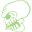 guacamole green skull 59 icon