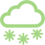 guacamole green snow icon