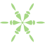 guacamole green snowflake 39 icon