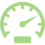 guacamole green speedometer icon