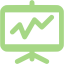 guacamole green statistics icon