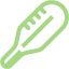 guacamole green thermometer icon