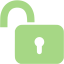 guacamole green unlock icon