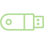 guacamole green usb 3 icon