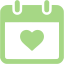 guacamole green wedding day icon