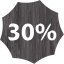 30 percent badge