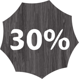 30 percent badge icon