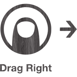 drag right 2 icon