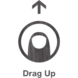 drag up 2 icon
