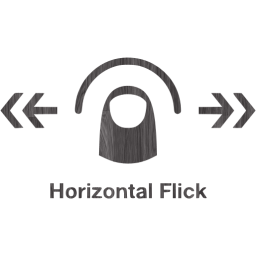 horizontal flick 2 icon