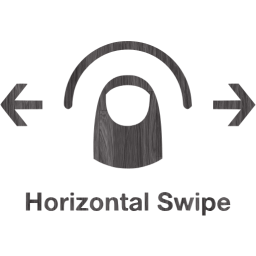 horizontal swipe 2 icon