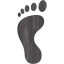 left footprint