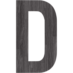 Black wood letter d icon - Free black wood letter icons - Black wood ...