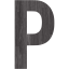 letter p