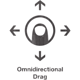 omnidirectional drag 2 icon