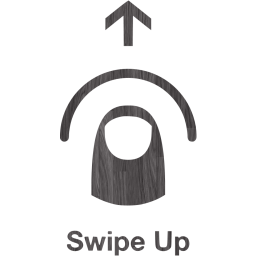 swipe up 2 icon