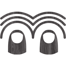 two finger triple tap icon